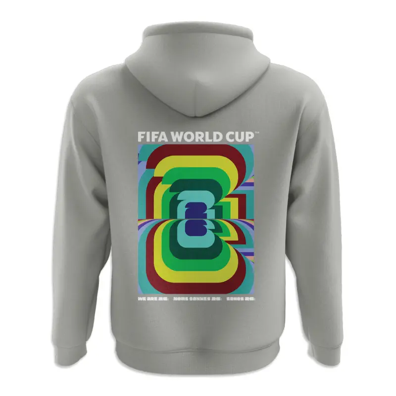 US Football Jerseys 2026 World Cup Amplified Grey Hoodie – Unisex– Official NFL Jerseys & Sportswear