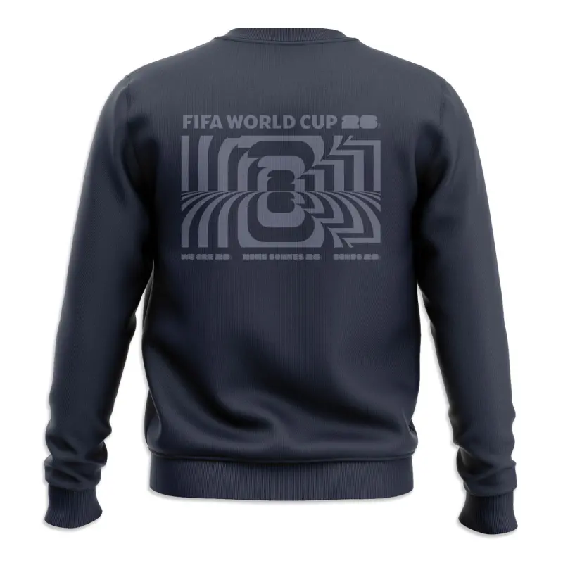 US Football Jerseys 2026 World Cup Amplified Navy Crew Sweatshirt – Unisex– Official NFL Jerseys & Sportswear