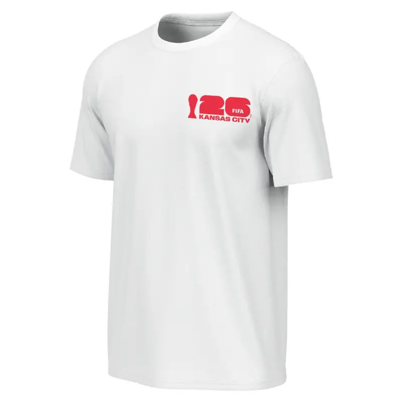 US Football Jerseys 2026 World Cup Kansas City Poster White T-Shirt – Unisex– Official NFL Jerseys & Sportswear