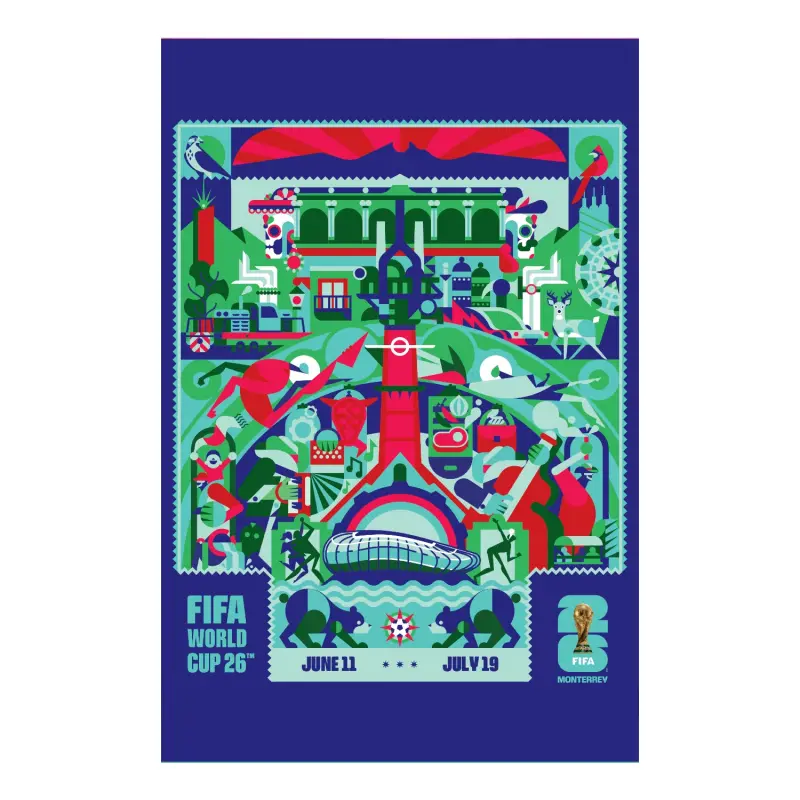 US Football Jerseys 2026 World Cup Monterrey Host City Poster– Official NFL Jerseys & Sportswear