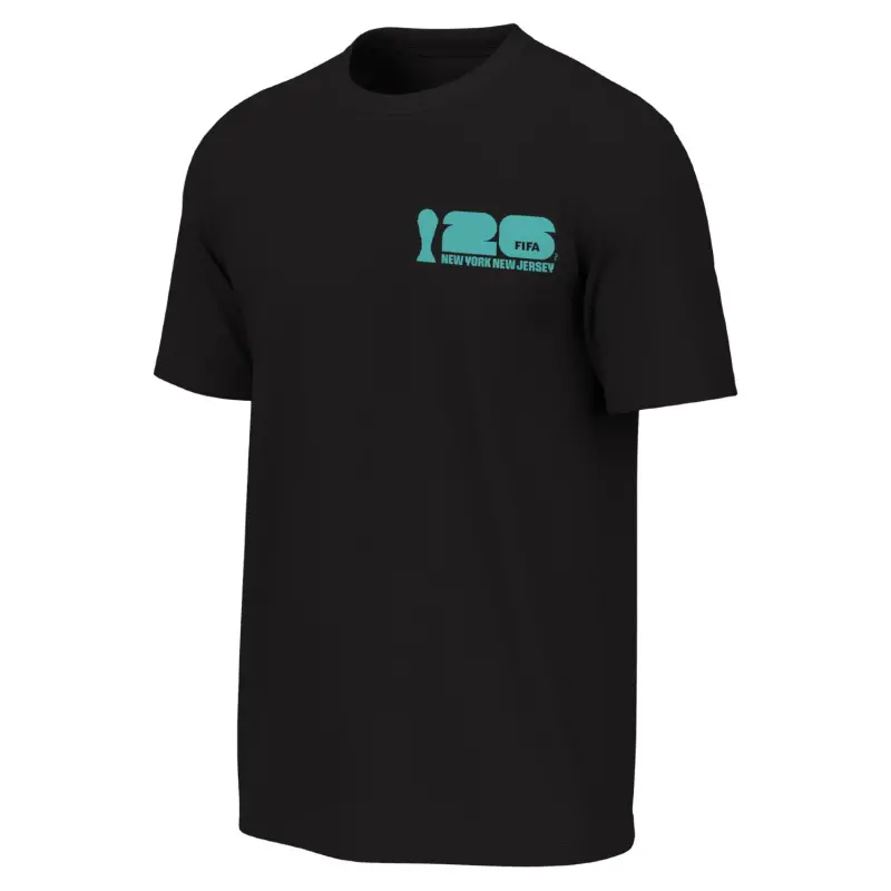 US Football Jerseys 2026 World Cup New York New Jersey Poster Black T-Shirt – Unisex– Official NFL Jerseys & Sportswear