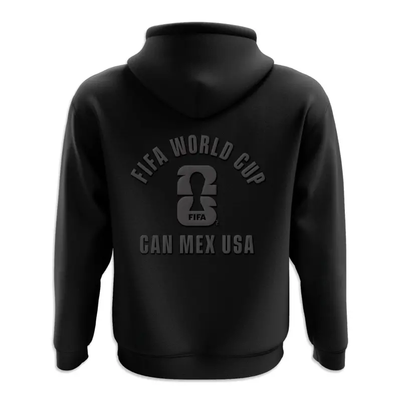 US Football Jerseys 2026 World Cup Puff Arch Black Hoodie – Unisex– Official NFL Jerseys & Sportswear