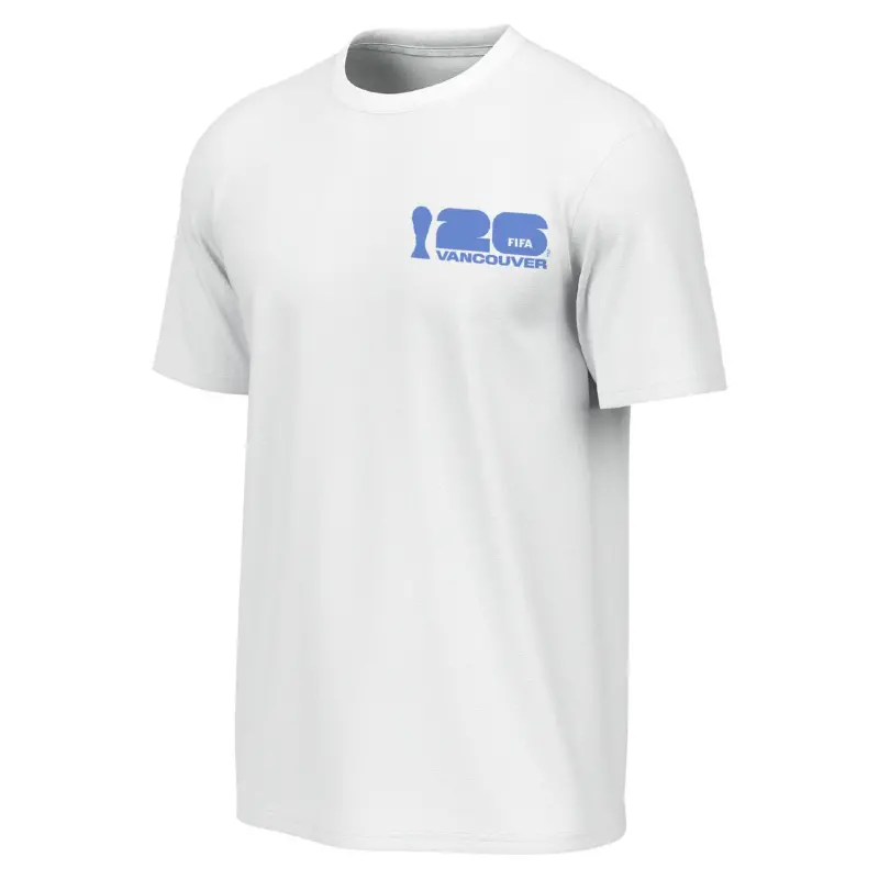 US Football Jerseys 2026 World Cup Vancouver Poster White T-Shirt [FRE] – Unisex– Official NFL Jerseys & Sportswear