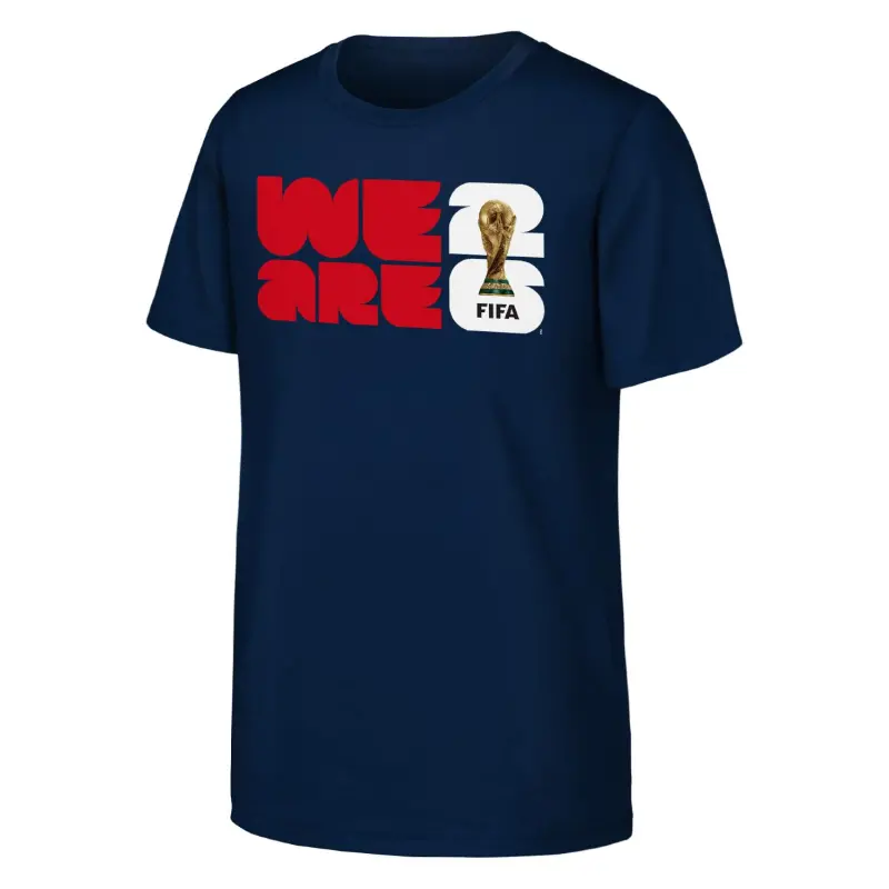 US Football Jerseys 2026 World Cup We Are 26 Emblem Navy T-Shirt – Unisex– Official NFL Jerseys & Sportswear