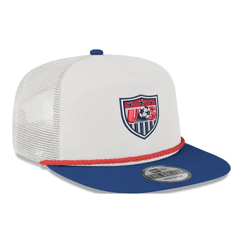 US Football Jerseys Adult New Era USA 1995 Retro Crest Off-White Golfer Hat– Official NFL Jerseys & Sportswear