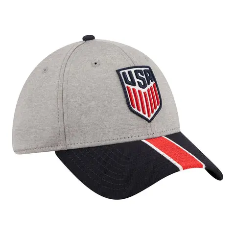 US Football Jerseys Adult New Era USMNT 39Thirty Grey Hat– Official NFL Jerseys & Sportswear