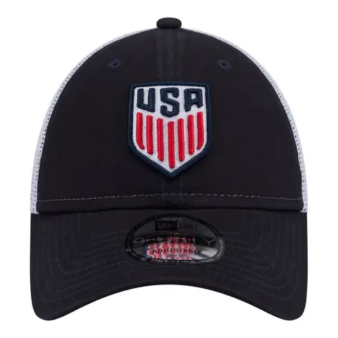 US Football Jerseys Adult New Era USMNT 9Forty Trucker Navy Hat– Official NFL Jerseys & Sportswear