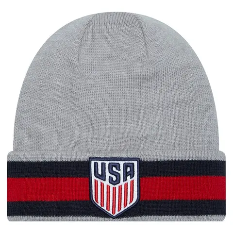 US Football Jerseys Adult New Era USMNT Grey Banded Knit– Official NFL Jerseys & Sportswear