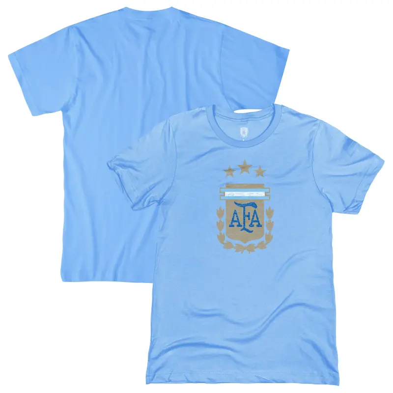 US Football Jerseys Argentina National Team 1863FC Badge T-Shirt – Light Blue– Official NFL Jerseys & Sportswear