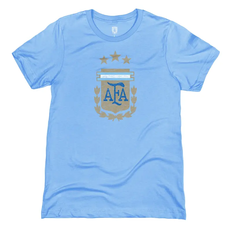 US Football Jerseys Argentina National Team 1863FC Badge T-Shirt – Light Blue– Official NFL Jerseys & Sportswear