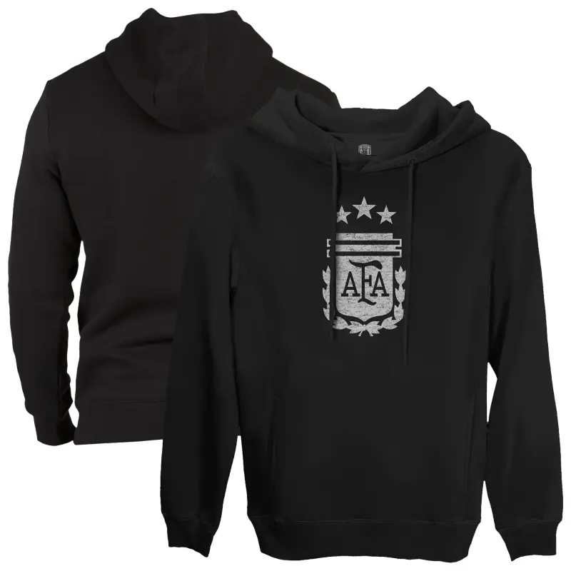 US Football Jerseys Argentina National Team 1863FC Fleece Pullover Hoodie – Black– Official NFL Jerseys & Sportswear