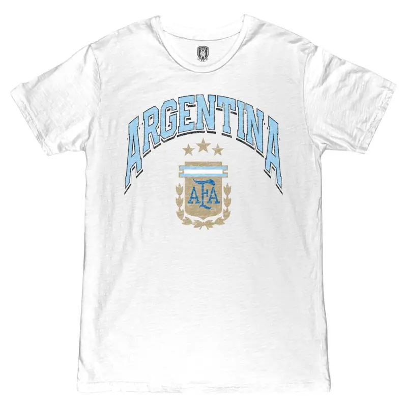 US Football Jerseys Argentina National Team 1863FC Retro Wordmark T-Shirt – White– Official NFL Jerseys & Sportswear