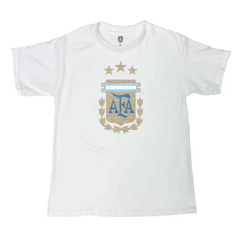 US Football Jerseys Argentina National Team 1863FC Youth Badge T-Shirt – White– Official NFL Jerseys & Sportswear