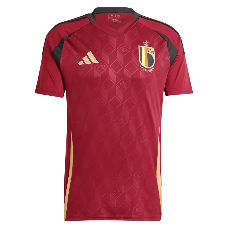 US Football Jerseys Belgium National Team adidas 2024 Home Replica Jersey – Burgundy– Official NFL Jerseys & Sportswear