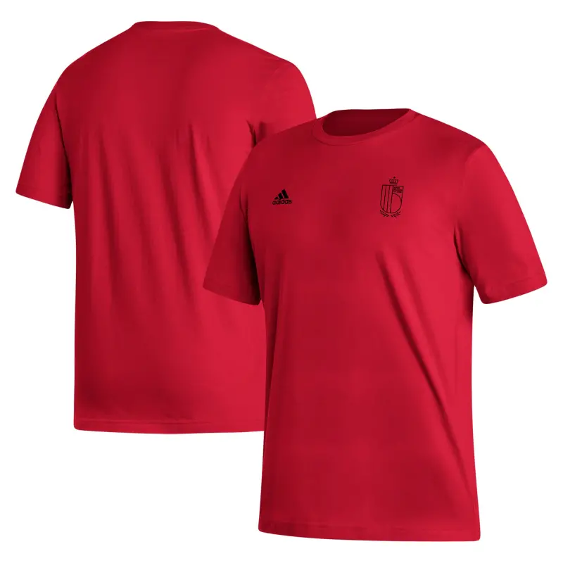 US Football Jerseys Belgium National Team adidas Crest T-Shirt – Red– Official NFL Jerseys & Sportswear