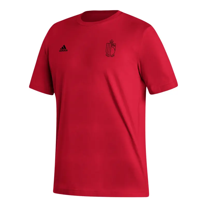 US Football Jerseys Belgium National Team adidas Crest T-Shirt – Red– Official NFL Jerseys & Sportswear