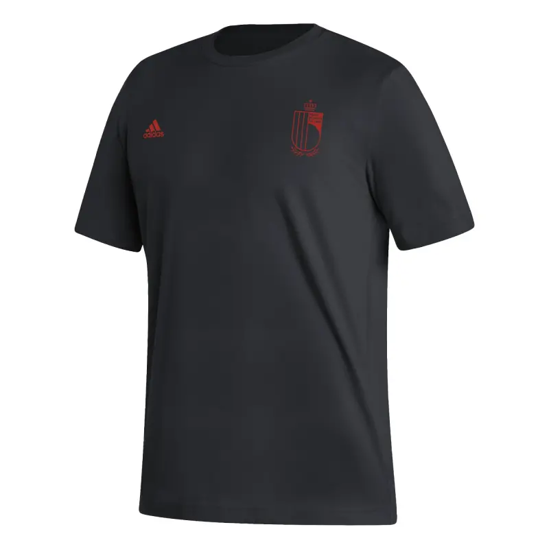 US Football Jerseys Belgium National Team adidas Pattern Crest T-Shirt – Black– Official NFL Jerseys & Sportswear