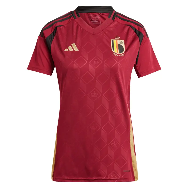 US Football Jerseys Belgium National Team adidas Women’s 2024 Home Replica Jersey – Burgundy– Official NFL Jerseys & Sportswear