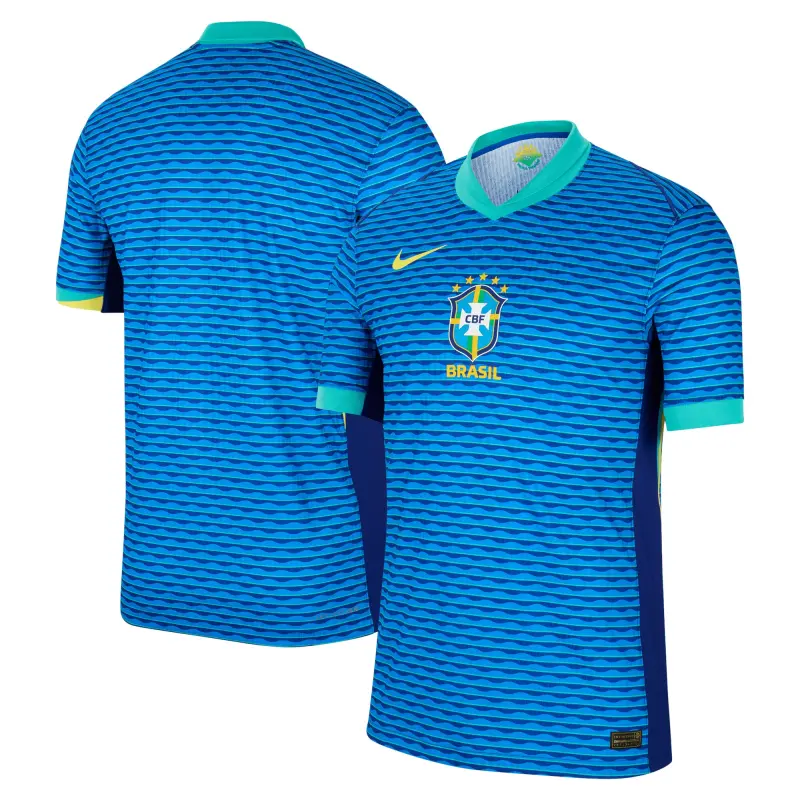 US Football Jerseys Brazil National Team Nike 2024 Away Match Authentic Jersey – Blue– Official NFL Jerseys & Sportswear