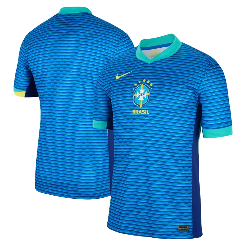 US Football Jerseys Brazil National Team Nike 2024 Away Stadium Replica Jersey – Blue– Official NFL Jerseys & Sportswear