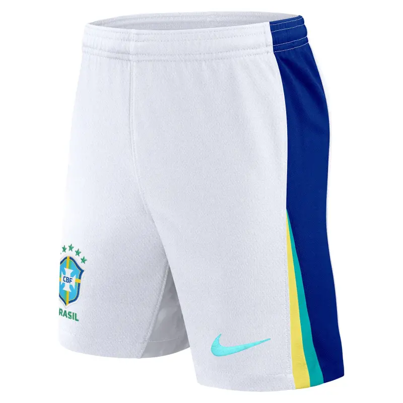 US Football Jerseys Brazil National Team Nike 2024 Away Stadium Shorts – White– Official NFL Jerseys & Sportswear
