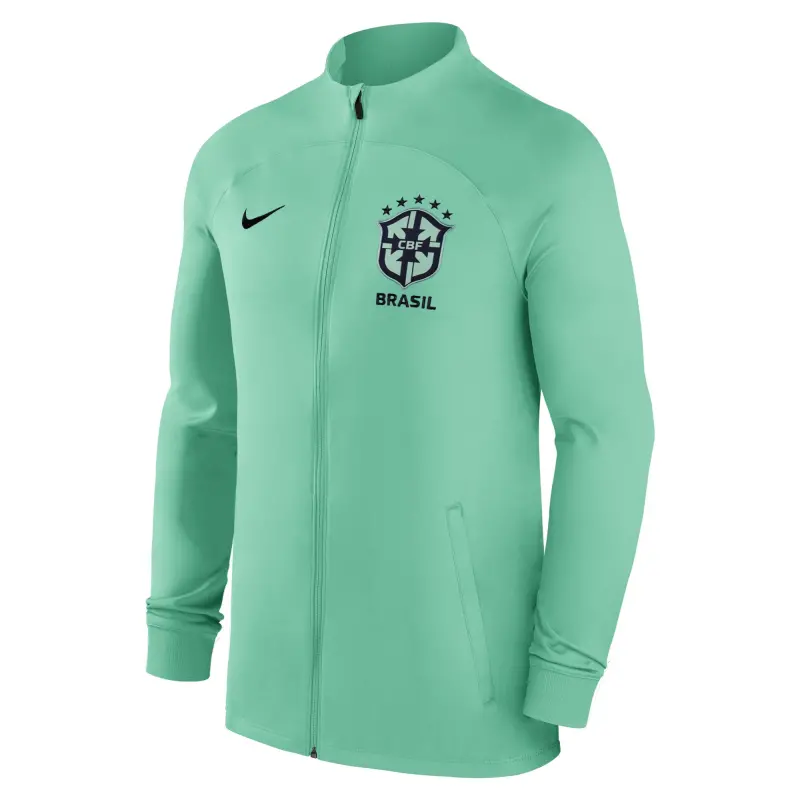 US Football Jerseys Brazil National Team Nike Strike Raglan Full-Zip Performance Track Jacket – Green– Official NFL Jerseys & Sportswear