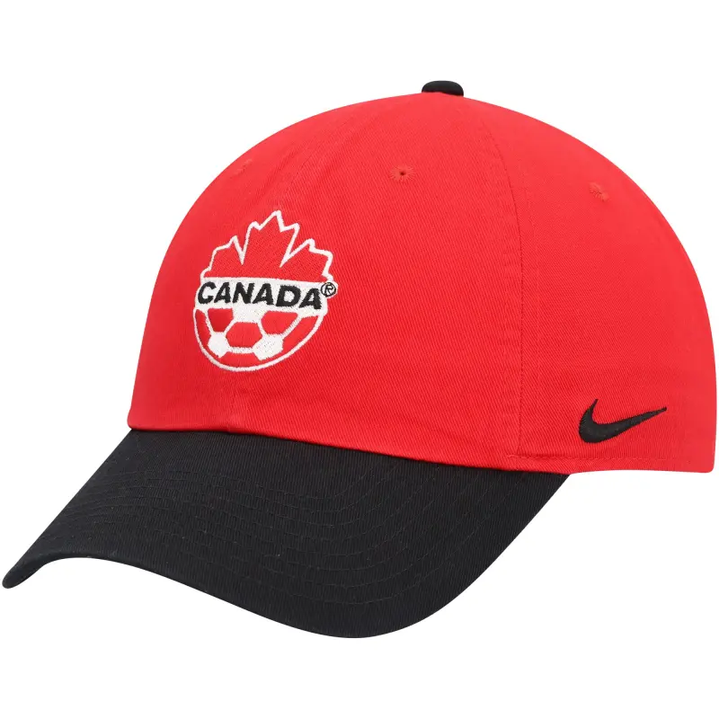 US Football Jerseys Canada Soccer Nike Campus Adjustable Hat – Red/Charcoal– Official NFL Jerseys & Sportswear