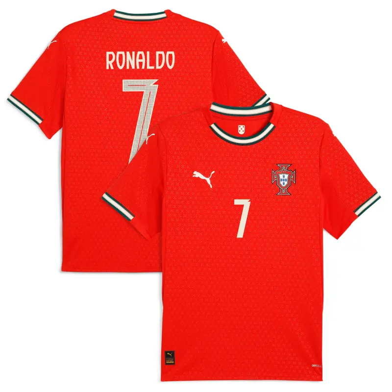 US Football Jerseys Cristiano Ronaldo Portugal National Team Puma 2025 Home Replica Jersey – Red– Official NFL Jerseys & Sportswear