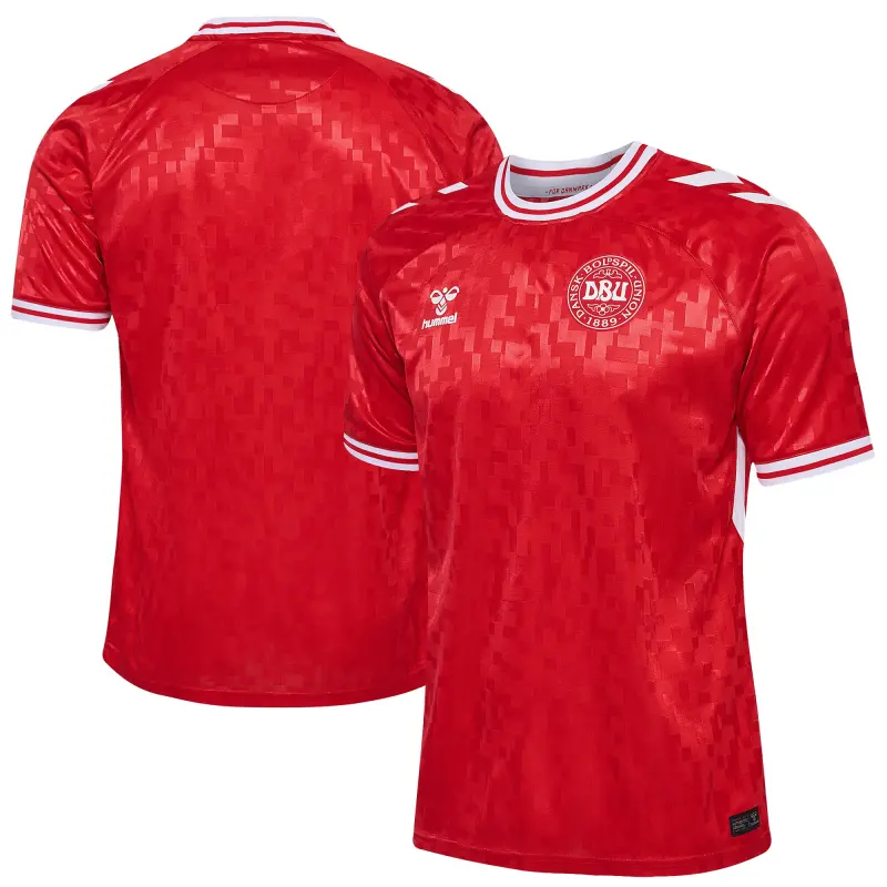 US Football Jerseys Denmark National Team 2024 Home Replica Jersey – Red– Official NFL Jerseys & Sportswear