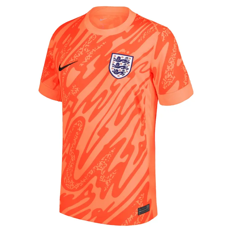 US Football Jerseys England National Team Nike 2024 Goalkeeper Replica Stadium Jersey Orange– Official NFL Jerseys & Sportswear