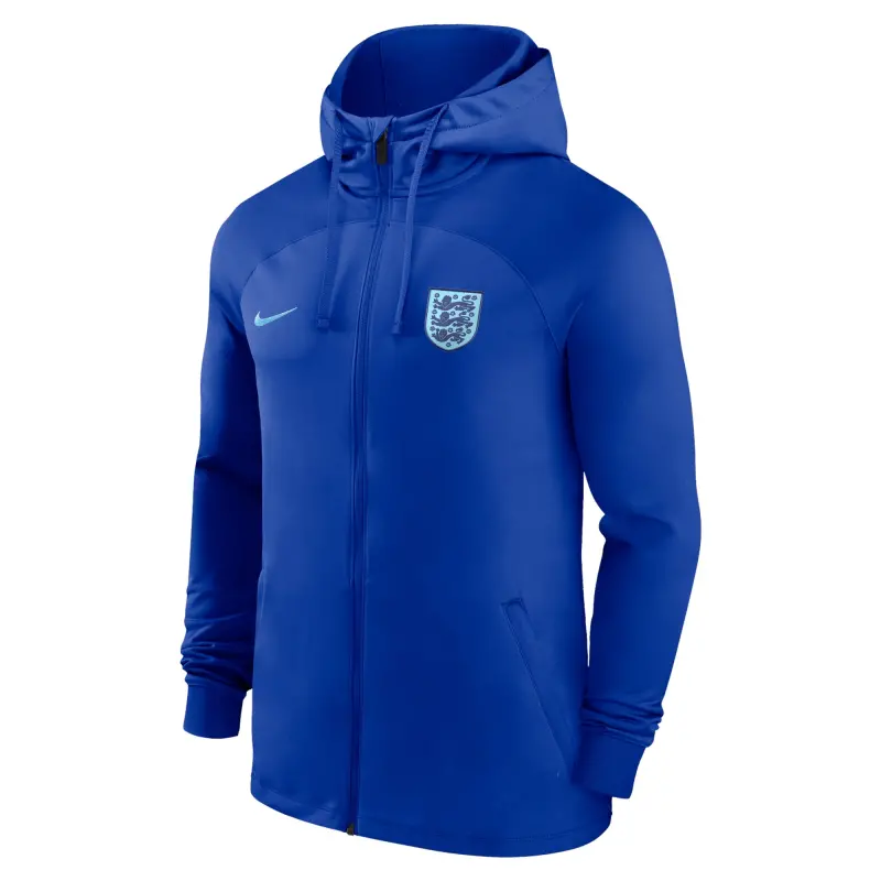 US Football Jerseys England National Team Nike Strike Raglan Hoodie Full-Zip Track Jacket – Blue– Official NFL Jerseys & Sportswear