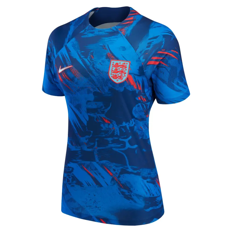US Football Jerseys England National Team Nike Women’s 2022 Pre-Match Top Blue– Official NFL Jerseys & Sportswear