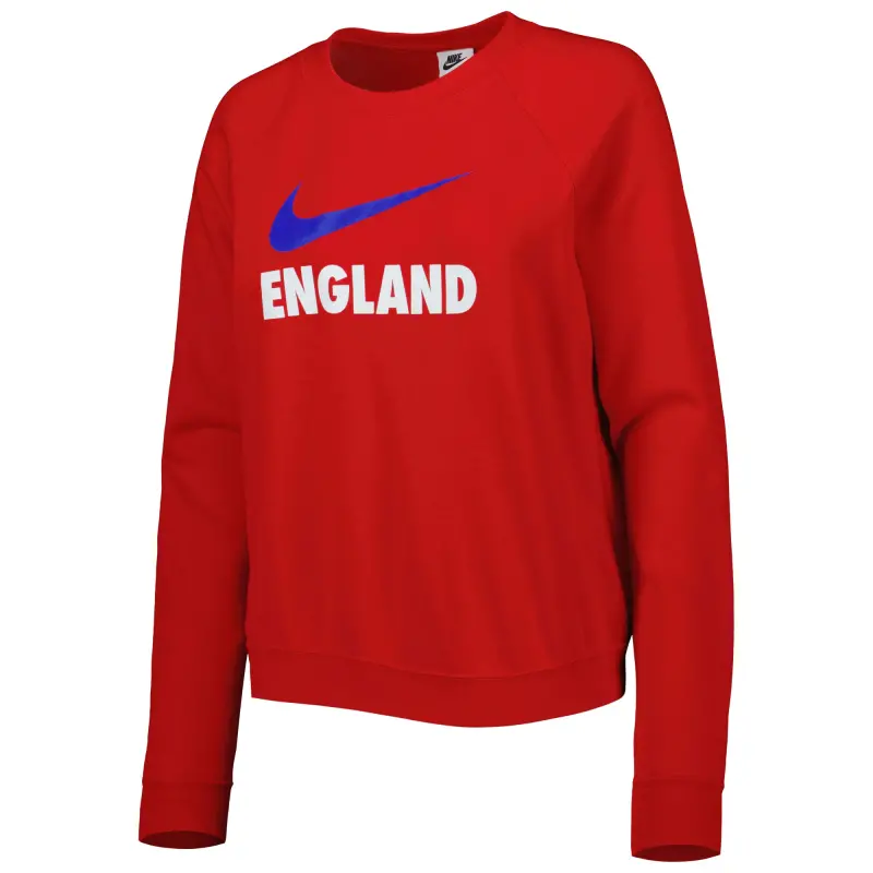 US Football Jerseys England National Team Nike Women’s Lockup Varsity Tri-Blend Raglan Pullover Sweatshirt – Red– Official NFL Jerseys & Sportswear