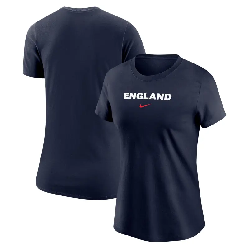 US Football Jerseys England National Team Nike Women’s Wordmark T-Shirt – Navy– Official NFL Jerseys & Sportswear