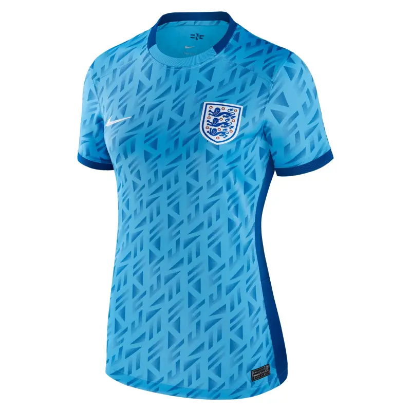 US Football Jerseys England Women’s National Team Nike Women’s 2023 Away Stadium Replica Jersey Light Blue– Official NFL Jerseys & Sportswear