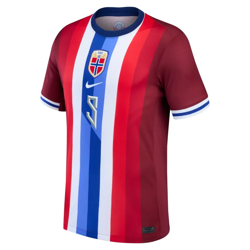 US Football Jerseys Erling Haaland Norway National Team Nike 2024 Home Replica Jersey – Red– Official NFL Jerseys & Sportswear