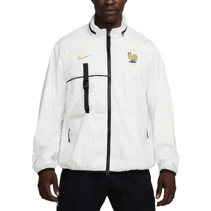 US Football Jerseys France National Team Nike 2024 Halo Anthem Full-Zip Jacket – White– Official NFL Jerseys & Sportswear