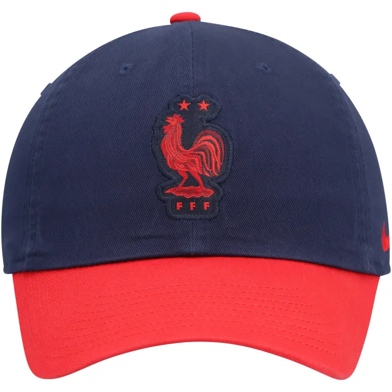 US Football Jerseys France National Team Nike Campus Adjustable Hat – Navy/Red– Official NFL Jerseys & Sportswear