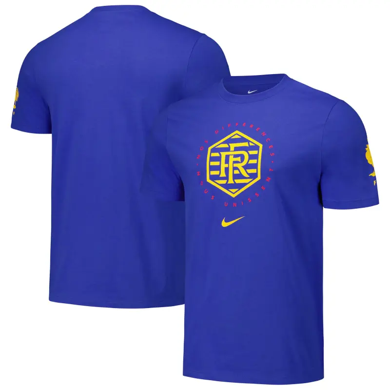 US Football Jerseys France National Team Nike Localized Core Cotton T-Shirt – Royal– Official NFL Jerseys & Sportswear