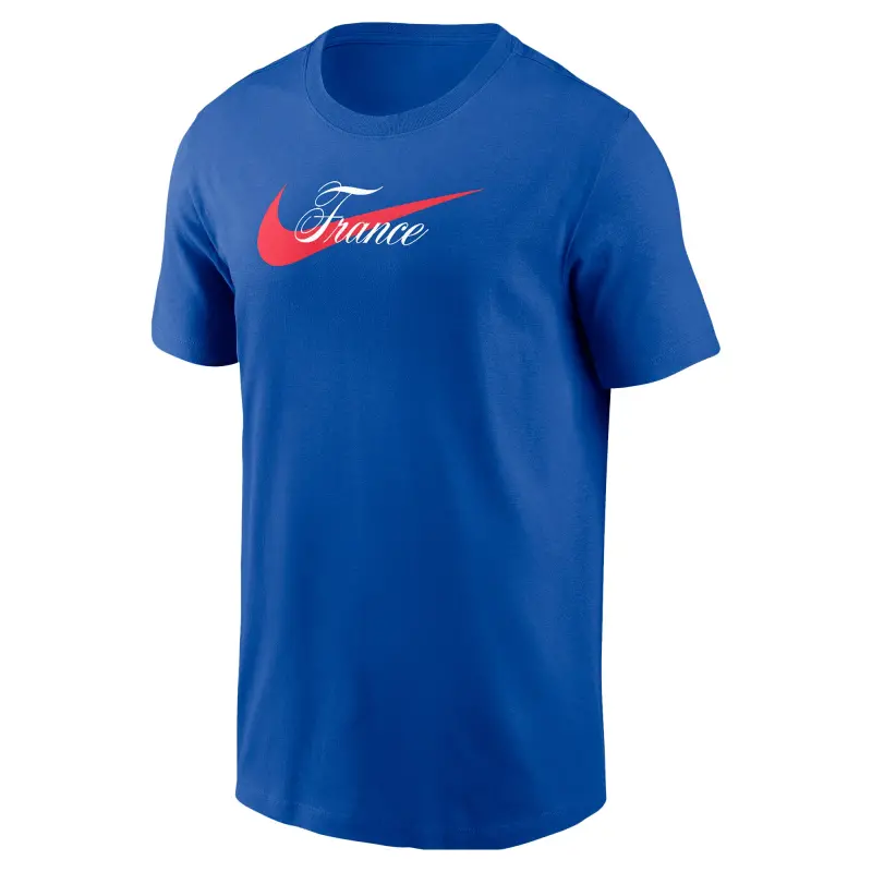 US Football Jerseys France National Team Nike Team Wordmark Swoosh Core T-Shirt – Royal– Official NFL Jerseys & Sportswear