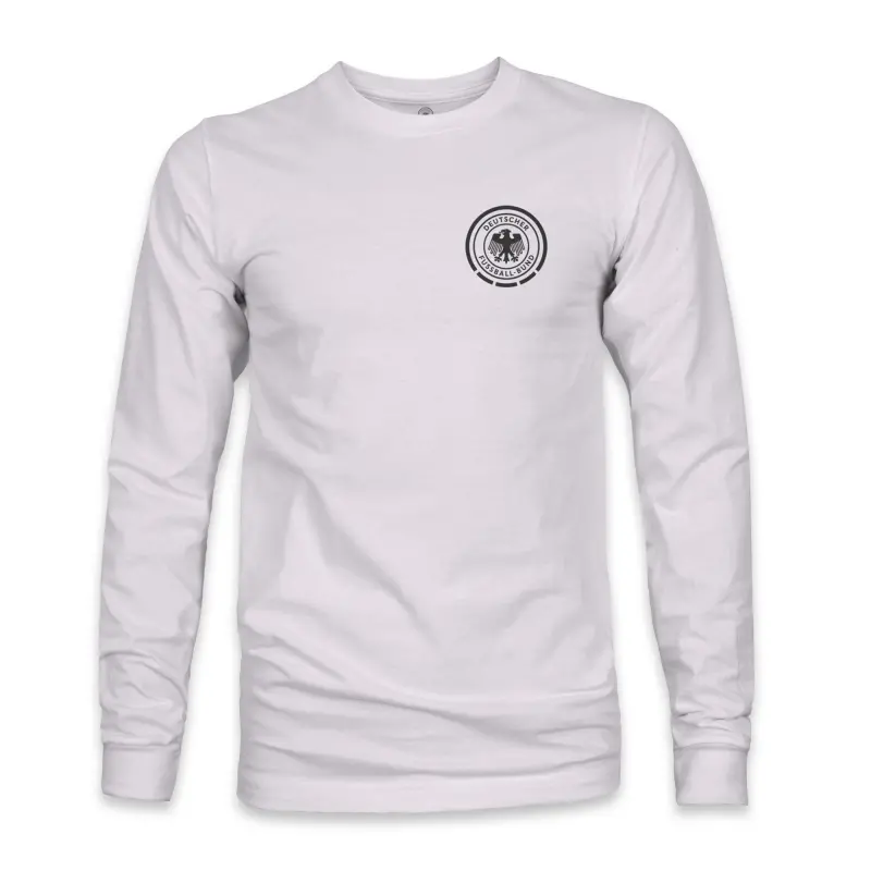 US Football Jerseys Germany National Team 1863FC Team Arch Long Sleeve T-Shirt – Silver– Official NFL Jerseys & Sportswear
