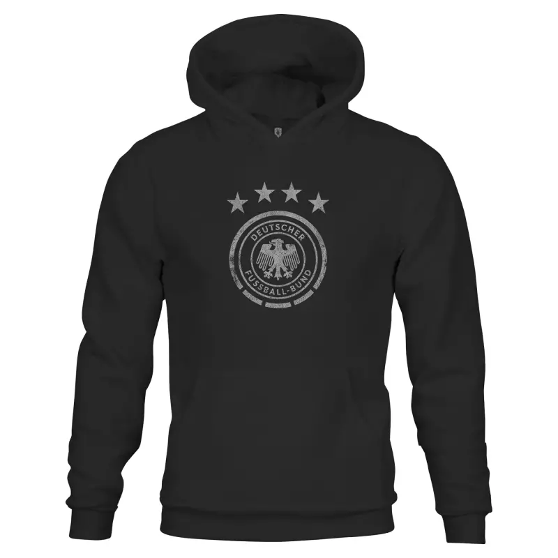 US Football Jerseys Germany National Team 1863FC Youth Mono Badge Fleece Pullover Hoodie – Black– Official NFL Jerseys & Sportswear