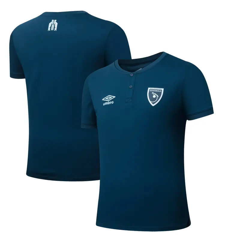 US Football Jerseys Guatemala National Team Umbro 2025 Crew Neck Polo – Navy– Official NFL Jerseys & Sportswear