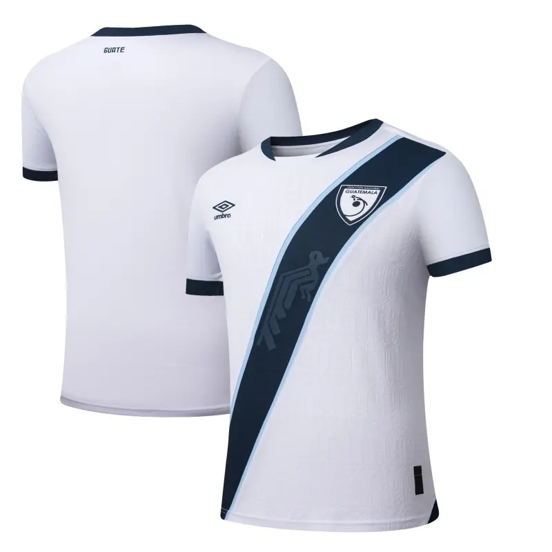 US Football Jerseys Guatemala National Team Umbro Youth 2025 Home Replica Jersey – White– Official NFL Jerseys & Sportswear