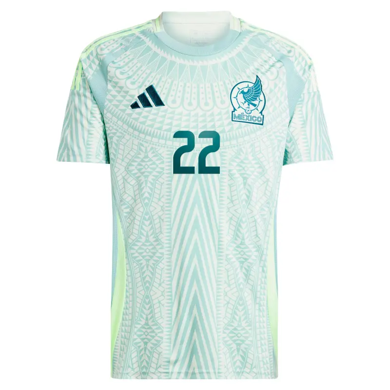 US Football Jerseys Hirving Lozano Mexico National Team adidas 2024 Away Replica Player Jersey – Green– Official NFL Jerseys & Sportswear