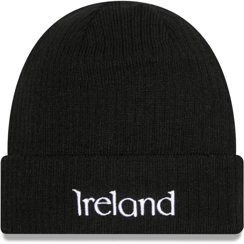 US Football Jerseys Ireland National Team New Era Retro Cuffed Knit Hat – Black– Official NFL Jerseys & Sportswear