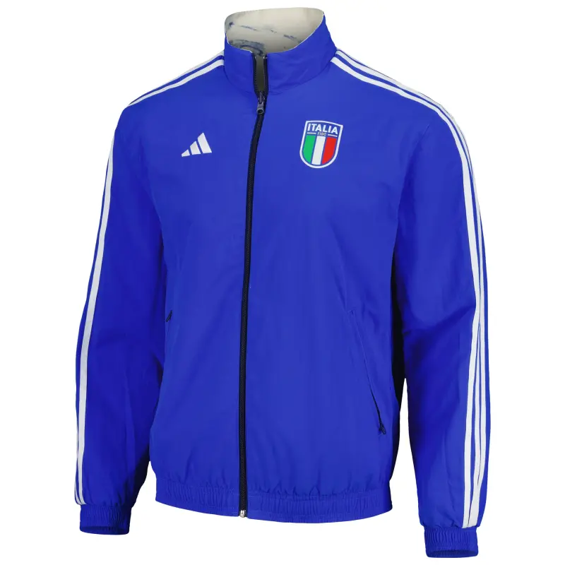 US Football Jerseys Italy National Team adidas Team Logo Anthem Reversible Full-Zip Jacket – White– Official NFL Jerseys & Sportswear
