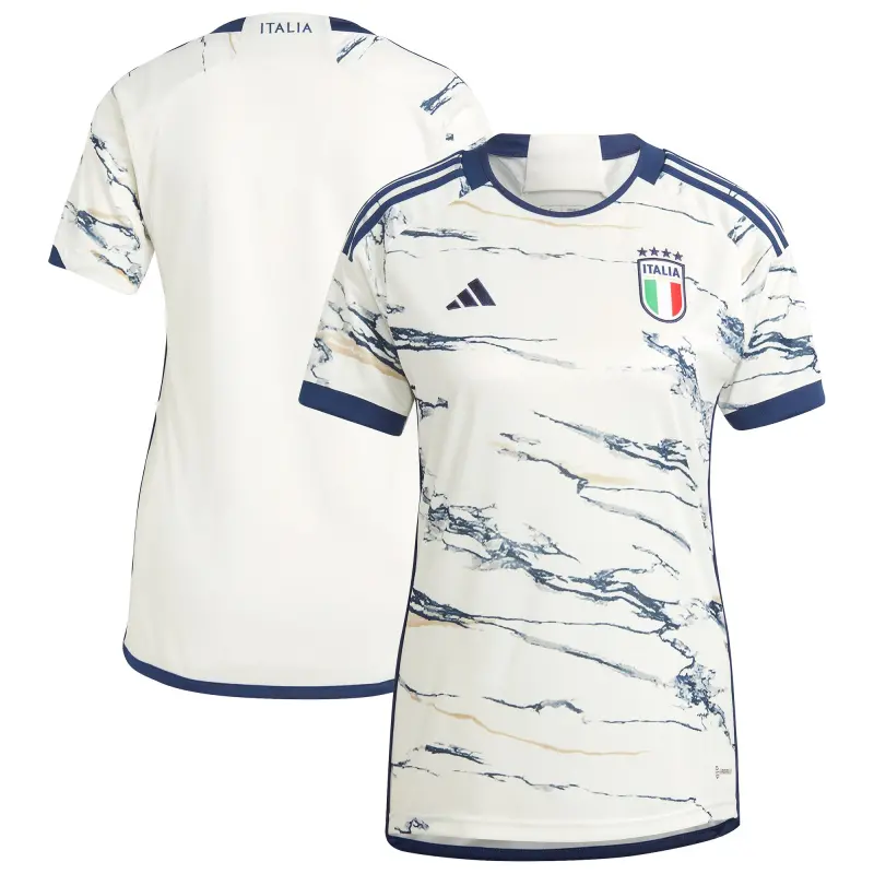US Football Jerseys Italy National Team adidas Women’s 2023 Away Replica Jersey – White– Official NFL Jerseys & Sportswear