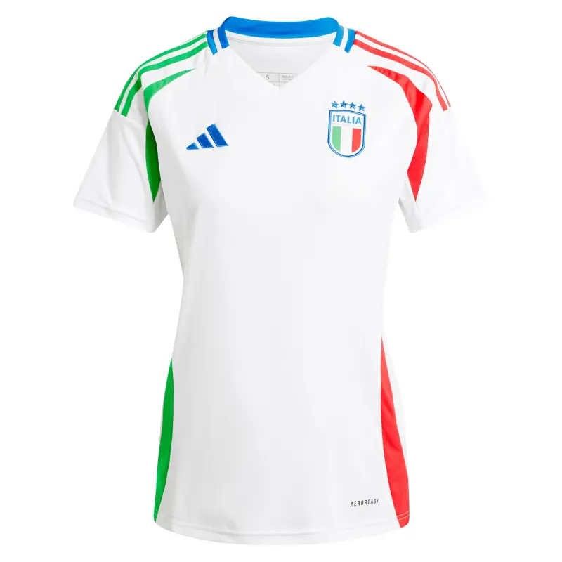 US Football Jerseys Italy National Team adidas Women’s 2024 Away Replica Jersey – White– Official NFL Jerseys & Sportswear