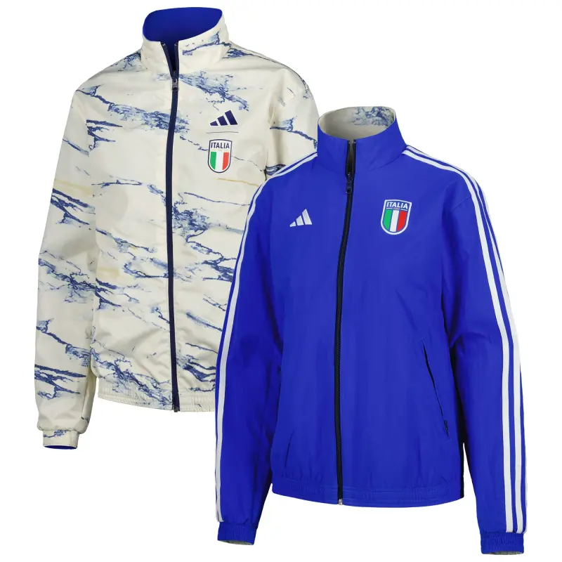 US Football Jerseys Italy National Team adidas Women’s Anthem Reversible Full-Zip Jacket – Blue– Official NFL Jerseys & Sportswear